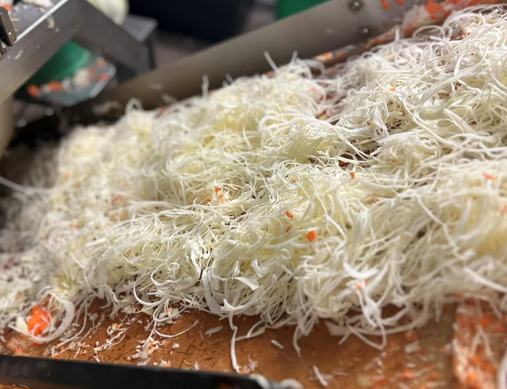Sauerkrautproduktion